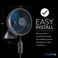 thumbnail image 3 of Ventilador Treva de 3.5 pulgadas con ventosa de 3 velocidades, alimentado por USB, negro, 3 of 8
