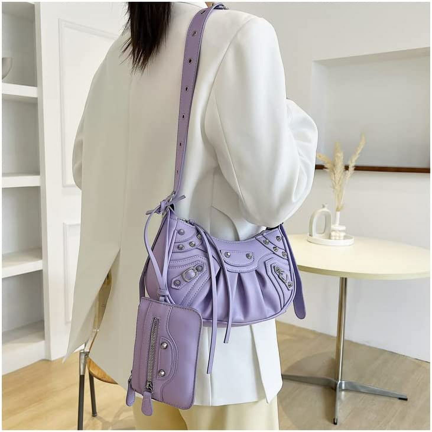 DanceeMangoos Y2k Purse Crossbody Bags for Women Trendy Shoulder Bag for  Women Fall Fashion (Beige) 