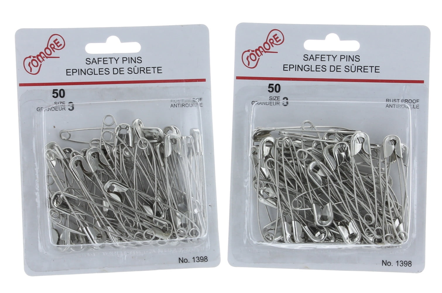 NEW METAL SAFETY PINS SILVER SEWING COSTUME CRAFT DRESS MAKING TOP QUALITY