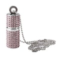 thumbnail image 1 of Pink Cylindrical Rhinestone Portable USB Flash Drive High Speed U Disk Memory Stick (64G), 1 of 5