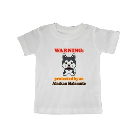 

Inktastic Alaskan Malamute Dog Lover Gift Baby Boy or Baby Girl T-Shirt