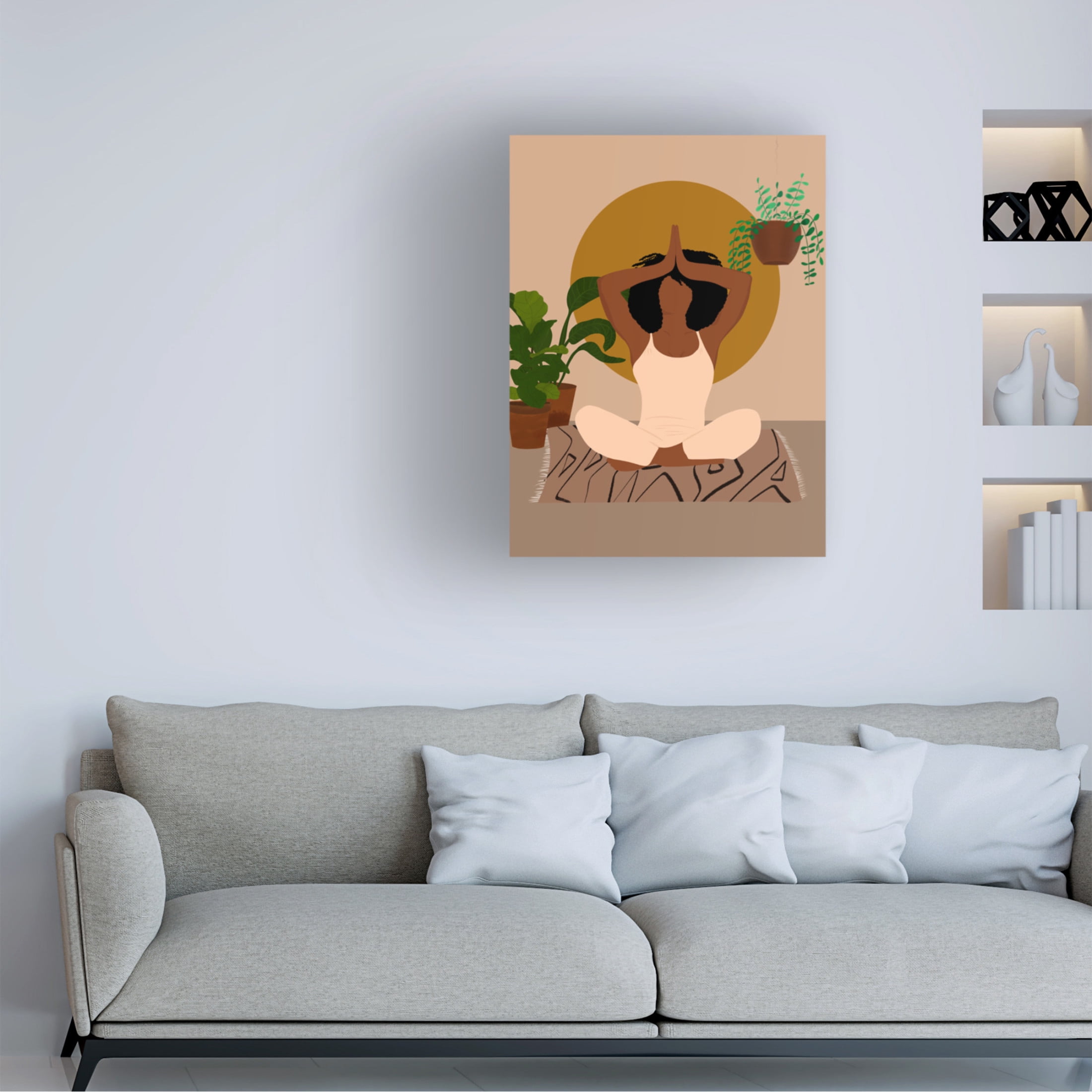 Trademark Fine Art Carelle N'guessan Safe Space Canvas Wall Art
