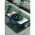 thumbnail image 3 of Poetic Guardian Case for iPhone 14 Pro Max, Clear Case with Built-in Screen Protector, Green/ Clear, 3 of 6