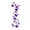 Purple, variant on Fridja DIY 3D Acrylic Crystal Wall Stickers Living Room Bedroom TV Background Home for Home Decor