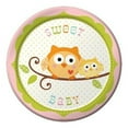 thumbnail image 1 of Assiettes de Dessert en Papier Rond à 8 Chiffres, Happi Sweet Baby Girl, 1 of 1