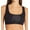 Black, variant on Women's DKNY DK7388 Modal Wireless Bralette (Sorbet Stripe M)