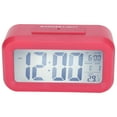 thumbnail image 1 of LCD Alarm Clock, Stylish And Concise White Soft Background Lights, High-Quality Anti-Fog LCD Smart Clock, Durable For  Blue,Black,White,Pink, 1 of 8
