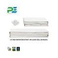 thumbnail image 2 of King Canopy 12’ x 20’ White Sidewall Kit with Flaps, 2 of 4