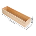 thumbnail image 2 of GARVALON rectangle unfinished wood boxes Storage Box for Home Organization 1Pcs, 2 of 5