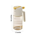 thumbnail image 7 of Bxaolu 15.5oz/460ml Glass Olive Oil Sprayer for Cooking, 2 in 1 Oil Dispenser for Kitchen Gadgets and Air Fryer Accessories, Food Grade Premium Spray Bottle for Salad, Frying, BBQ (White), 7 of 7