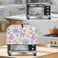 thumbnail image 3 of TSOVTHRID Daisy Bowknot Heart Print Dustproof Microwave Oven Cover Dust Protection Protective Toaster Oven Cover Protector for Kitchen Countertop, 18.25"W x 14.5"D x 11"H, S, 3 of 7