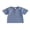 Blue, variant on Cenuakty 3M-4T Baby Boy Summer T-Shirts Fashion Short Sleeve Round Neck Button Front Loose Tops for Kids