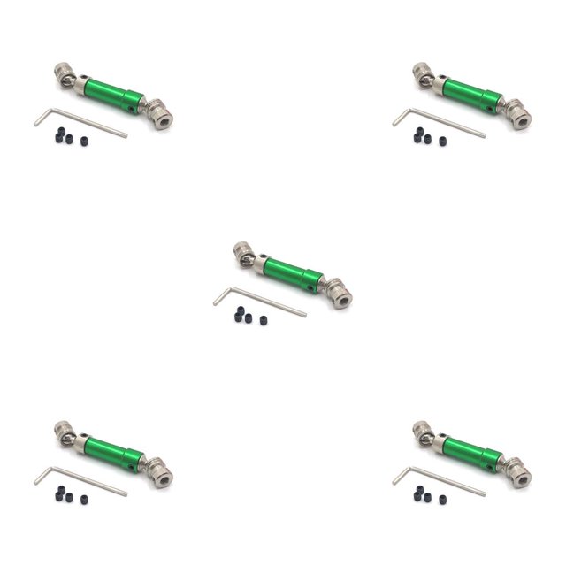 QualitChoice Rear Drive Shaft 1:12 Crawler Parts Replacement for Wltoys 12423 12428 12429 Green 5Set