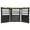 Black, variant on Genuine Leather Multi Credit Card Holder ID Trifold Wallet 553