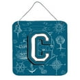 thumbnail image 4 of Carolines Treasures CJ2014-RDS66 Letter R Sea Doodles Initial Alphabet Wall or Door Hanging Prints 6HX6W multicolor, 4 of 7