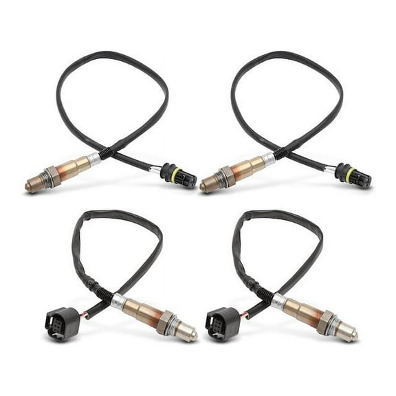 Oxygen Sensor Kit 4 - Compatible with 2012 - 2018 BMW 650i 4.4L V8 2013 2014 2015 2016 2017