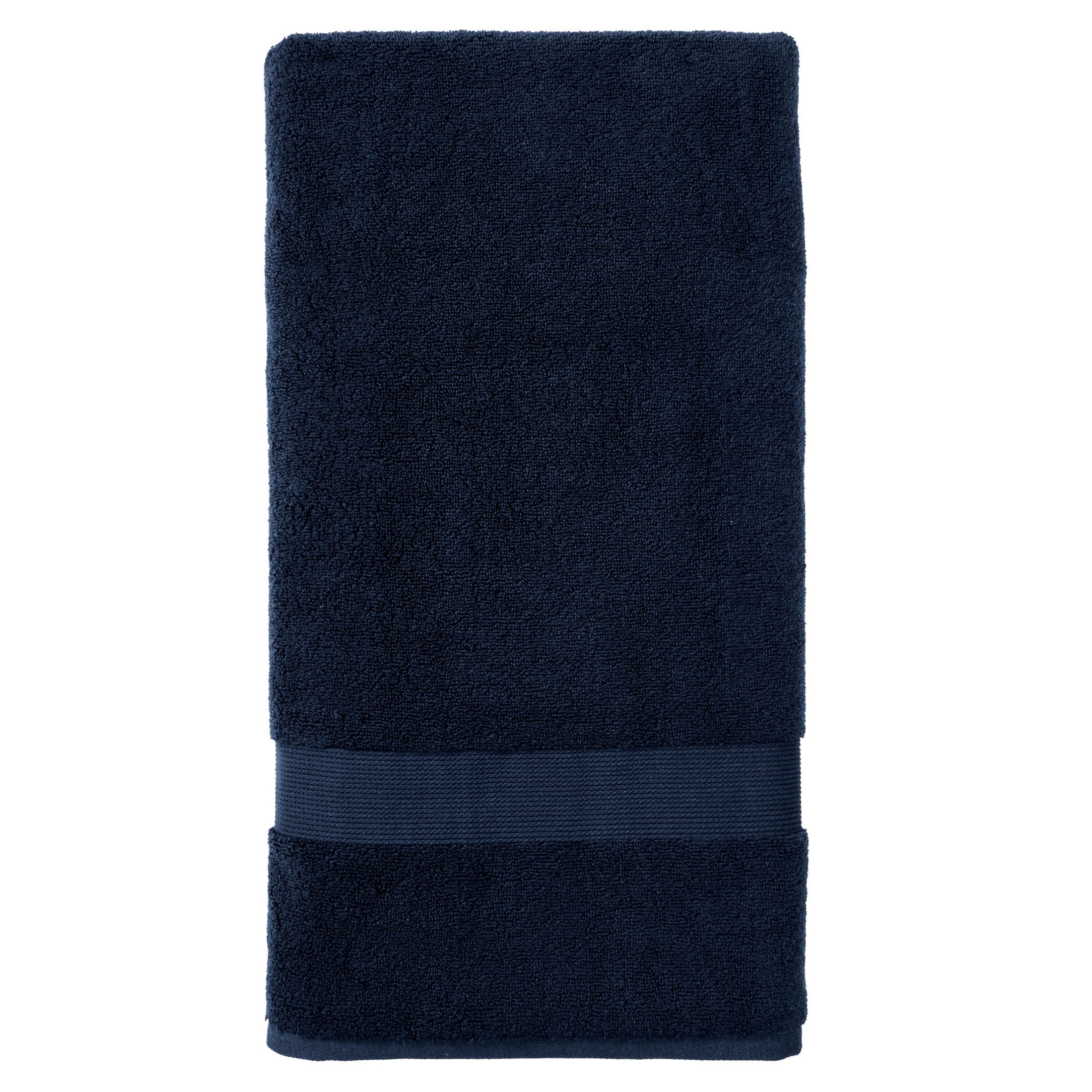 Better Homes & Gardens Signature Soft Solid Cotton 2 Piece Bath Sheet Set,Blue Admiral