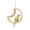 Green, variant on Natural Bird Swing - Moon-Shaped Parrot Perch with Bell and Cork Toys, Spinning Wooden Stand for Parakeets, Budgies, Lovebirds and Small/Medium Birds.