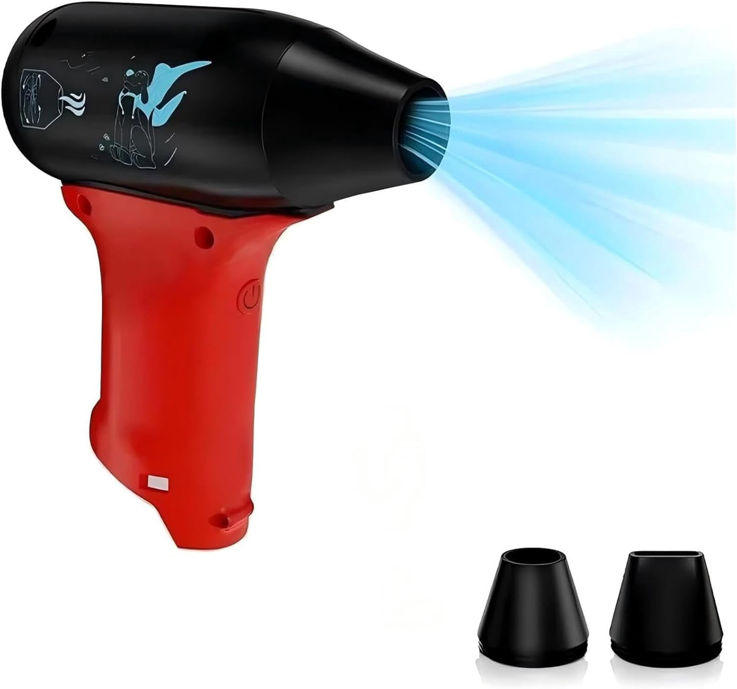 Cordless Air Duster, 130000RPM 3-Speed Portable Blower for Home Car