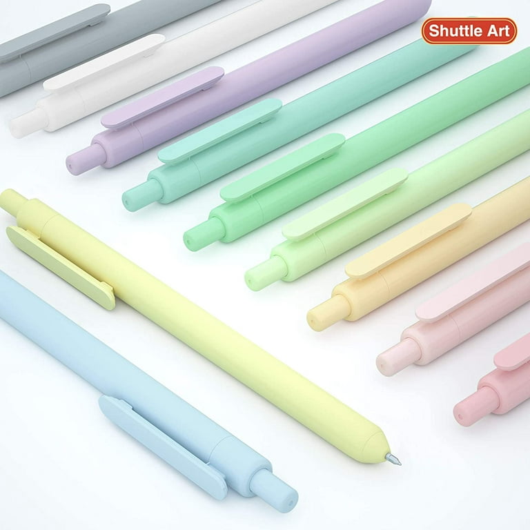 18 Pieces Gel Ink Pens Highlight Drawing Art Design Supplies 0.5