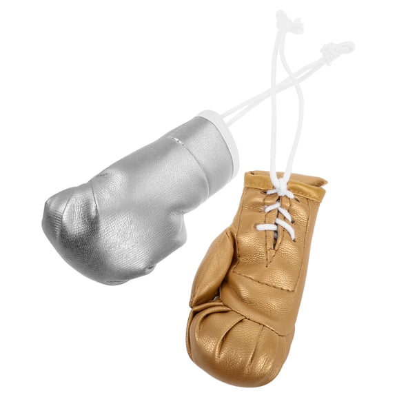 LOLIPPYY 1Pair Boxing Glove Keychain with Fine Craftsmanship Car and Bag Accessories