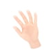 thumbnail image 5 of Modelo de mano para practicar manicura de forma cómoda en casa para profesionales de tiendas de tatuajes Estilo B Mano Izquierda, 5 of 8