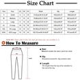 thumbnail image 3 of SDNall Wide Leg Pants Woman Fashion Casual Solid Color Elastic Loose Pants Straight Wide Leg Trousers Pants Linen Pants Women, 3 of 9