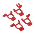 thumbnail image 3 of Aluminum Front Rear Shock Tower Hoops Bracket Shock Absorbers Mount for 1/10 RC Traxxas TRX4 8216 RC Crawler Car Color:red, 3 of 8