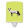 thumbnail image 1 of Carolines Treasures BB7697CNL Silver Fox Green Ceramic Night Light, 1 of 1