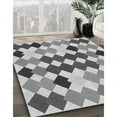 thumbnail image 2 of Ahgly Company Indoor Rectangle Patterned Platinum Silver Gray Area Rugs, 5' x 7', 2 of 6
