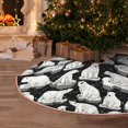 thumbnail image 5 of Fotbe Cute Cartoon Polar Bear Pattern Christmas Tree Skirt, Tree Skirts Plush Christmas Decorations, Christmas Tree Skirts Xmas Decorations Holiday Party Decor-30", 5 of 6