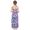 Purple Floral, variant on Girls Dress Tie Back Flower Black Pink Casual Dress Party 6 Years