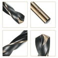 thumbnail image 3 of Uxcell 10pcs Straight Shank Twist Drill Bits 6.8mm Gold Titanium & Black Nitride Coated High Speed Steel (HSS) 4341, 3 of 5