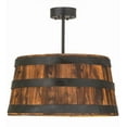 thumbnail image 7 of Meyda Tiffany 161073 Whiskey Barrel 4 Light 25" Wide Wood Pendant - Natural Wood, 7 of 7