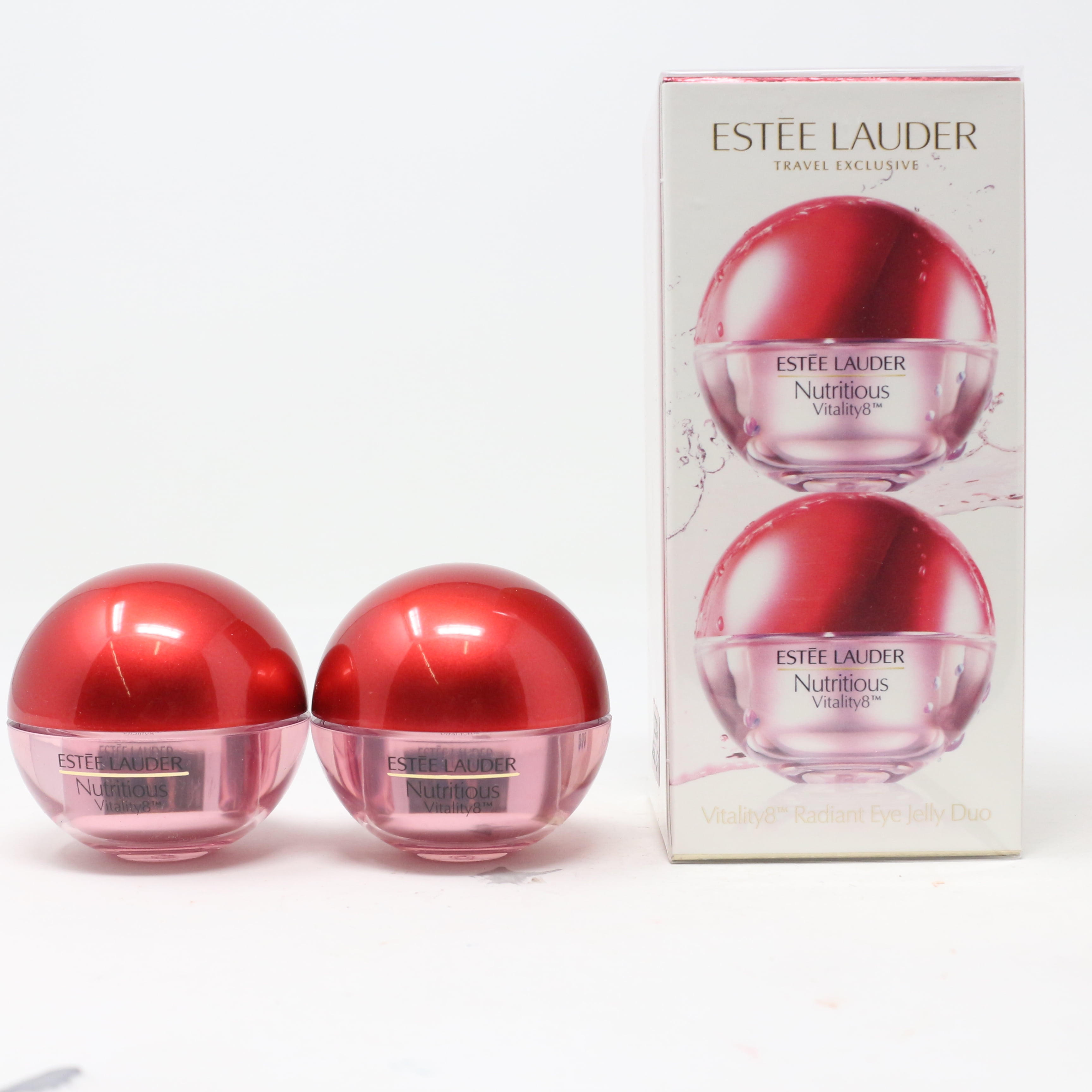 Estee Lauder Nutritious Vitality8 Radiant Eye Jelly Duo 2 x 0.5oz New