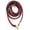 Pink/Black, variant on Horse Western Round Braided Leather Roper Reins Brass Burgundy 66RT08