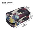 thumbnail image 3 of BZSMCE Makeup and Cosmetic Bag Women Simple Square Bag, 3 of 6