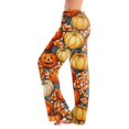 thumbnail image 2 of Halloween Pajama Pants Women Stretch Lounge Pants Comfy Pjs Sleep Bottoms Women Pjs Pj Jammies, 2 of 6