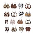 thumbnail image 3 of serony Leopard Print Earrings Charming Fashion Accessory Female Jewelry Adornment Dual-sided Water Drop Ear Dangles Birthday Gift Type 4, 3 of 6