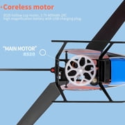 Bruce&Shark RC Helicopter, WLtoys XK K127 Remote Control Helicopter, 4 Channel RC Aircraft with 6-Axis Gyro, Altitude Hold, One Key Take Off/Landing, Easy to Fly for Kids and Beginners