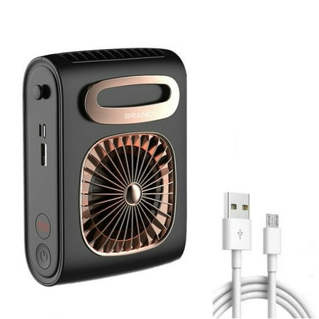 

Portable Waist Fan 10000mAh Battery Operated Belt Fan Power Bank Rechargeable Personal Wearable Fan for Outdoor Working Camping T