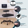 thumbnail image 4 of Meditation Chair Ergonomic Cross Legged Chair ADHD Chair with Wheels,Kneeling Chair for Office and Home,ADHD Chairs for Adults(White), 4 of 6