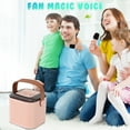 thumbnail image 3 of Karaoke Machine for Kids Adults Portable Bluetooth Mini Karaoke Microphone Singing Speaker, 3 of 8