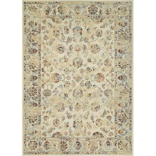 Couristan 79336868066096T 6 ft. 6 in. x 9 ft. 6 in. Easton Rothbury Rug, Beige & Multi