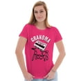 thumbnail image 3 of Grandma Rocks Funny Cassette Cute Womens Fitted Plus Size Graphic Tee Brisco Brands 2X, 3 of 5