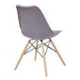 thumbnail image 2 of OSP Home Furnishings Allen Guest Chair in Grey with Natural Wood Base K/D, 2 of 3