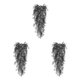 thumbnail image 2 of Yuarrent 2 piezas de plantas colgantes de imitación para decoración fácil de mantener y plantas artificiales duraderas en blanco y negro 2 Type1 NO1, 2 of 6