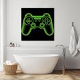thumbnail image 6 of Wall Art Prints, Green Game Controller Framed Canvas Prints for Bedroom Living Room Bathroom Office, Modern Art Gaming Handheld Black Gallery Wrap Wall Art Poster for Gifts Home Decor 16"x16", 6 of 9