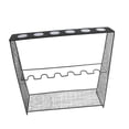 thumbnail image 3 of DYNWAVECA Billiard Pool Cue Rack Modern Freestanding Sturdy Pool Cue Holder Storage Organizer Floor Stand for Indoor Billiard Game Room Style B, 3 of 10