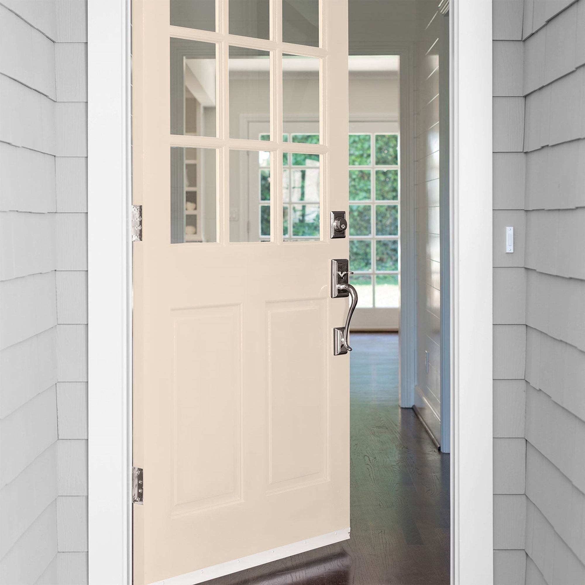 Glidden High Endurance Plus Sandpiper Satin Exterior Paint and Primer, 1 Quart